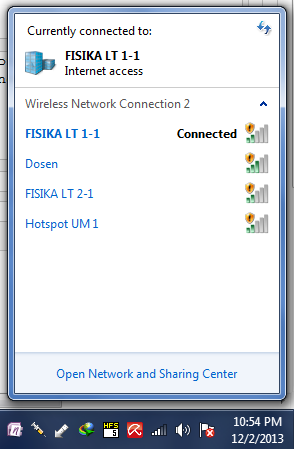 Wifi TIK fmipa UM