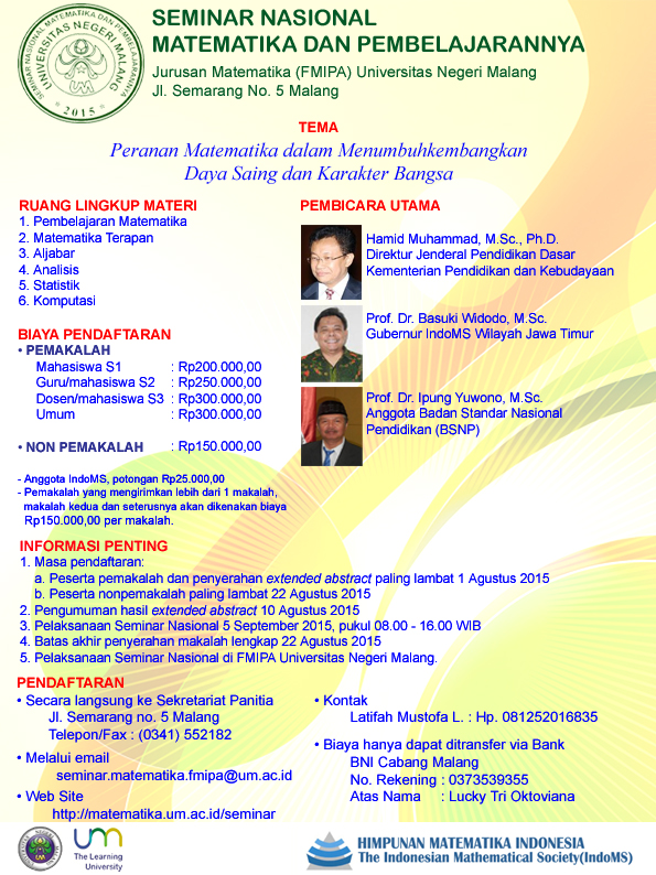 leaflet seminar