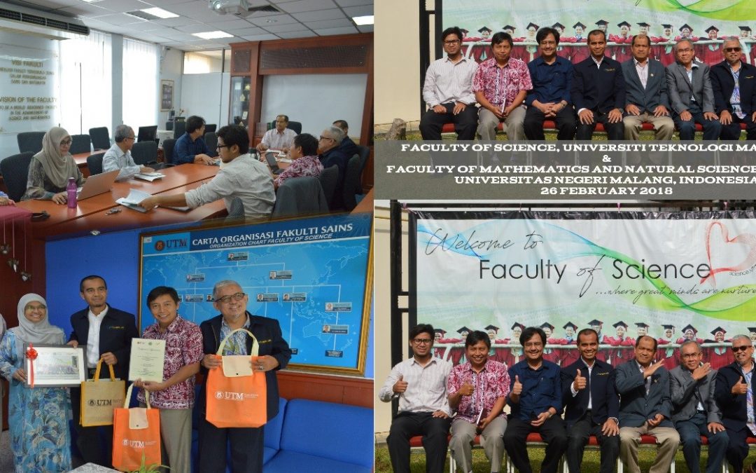 Dekan FMIPA UM Melaksanakan Kunjungan ke University Malaya dan University Teknologi Malaysia