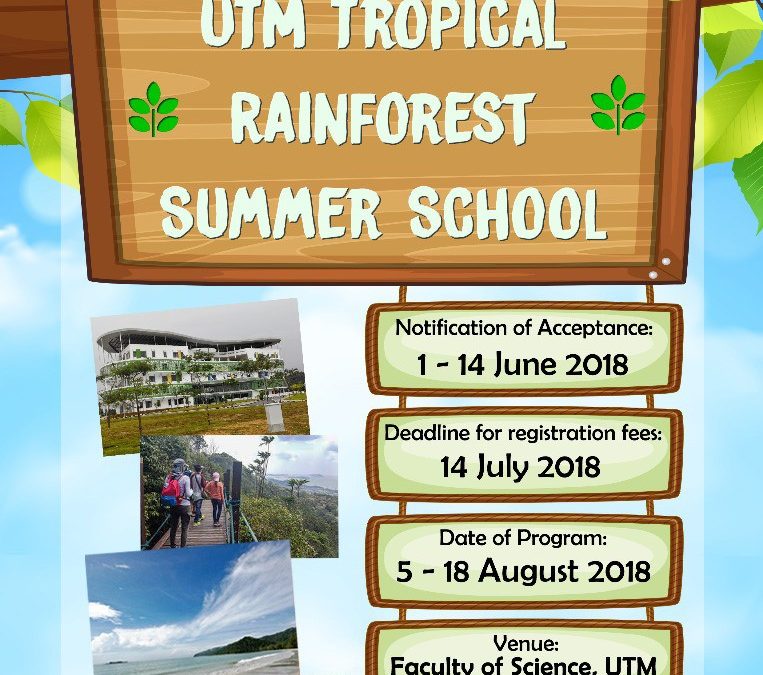 UTM Tropical Rainforest Summer School 2018