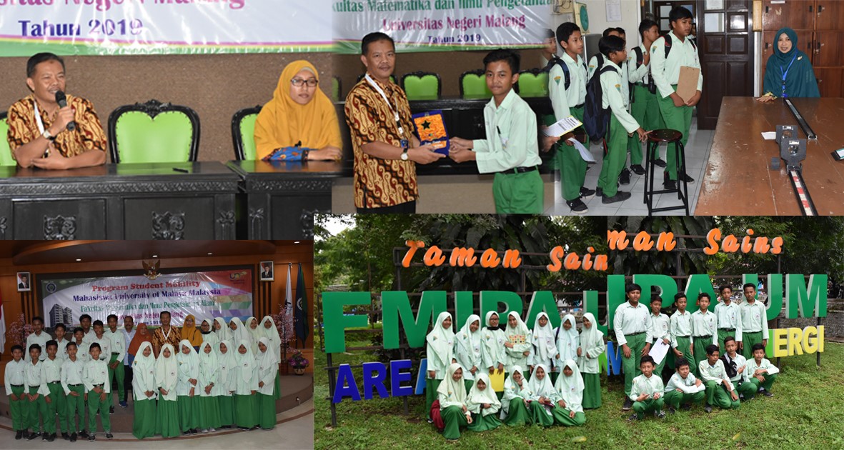 Kunjungan SMP Islam Terpadu NURUL ISLAM Krembung Sidoarjo di FMPA UM