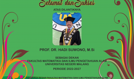 Ucapan Selamat untuk Prof. Dr. Hadi Suwono, M.Si