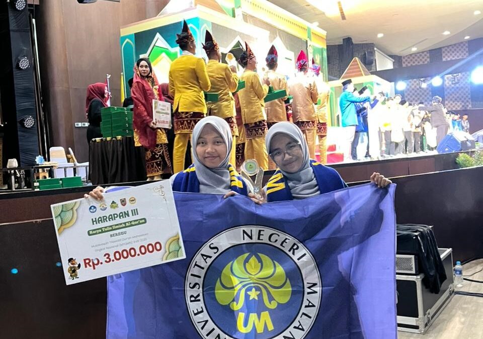 Mahasiswa UM Torehkan Prestasi di Ajang Karya Tulis Ilmiah Alqur’an, MTQ Mahasiswa Nasional XVIII, Lewat Inovasi “DIRECT”