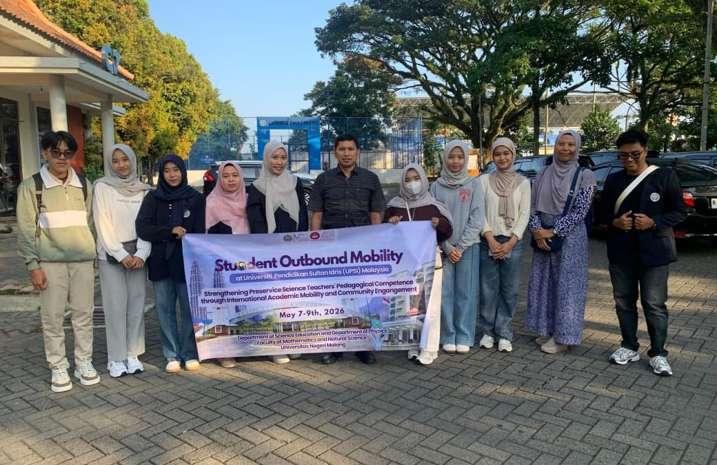 Pelepasan Mahasiswa Departemen Pendidikan IPA UM untuk Program Students Outbound Mobility dan Pengabdian internasional di Malaysia
